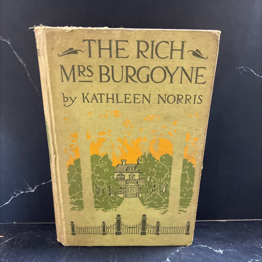 the rich mrs. burgoyne book, by kathleen norris, 1912 Hardcover image 1