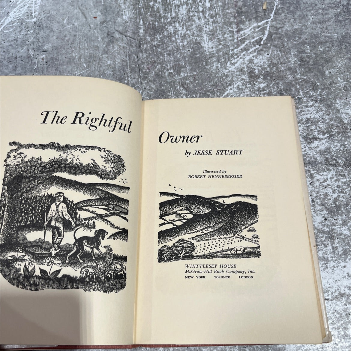 the rightful owner book, by jesse stuart, 1960 Hardcover image 2