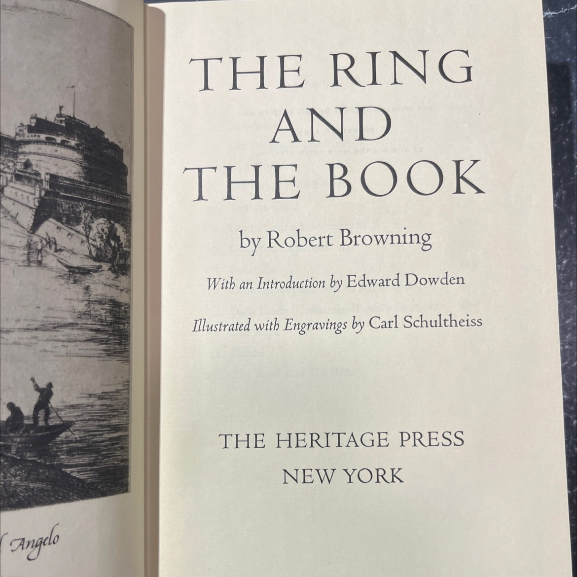the ring and the book book, by robert browning, 1949 Hardcover image 2