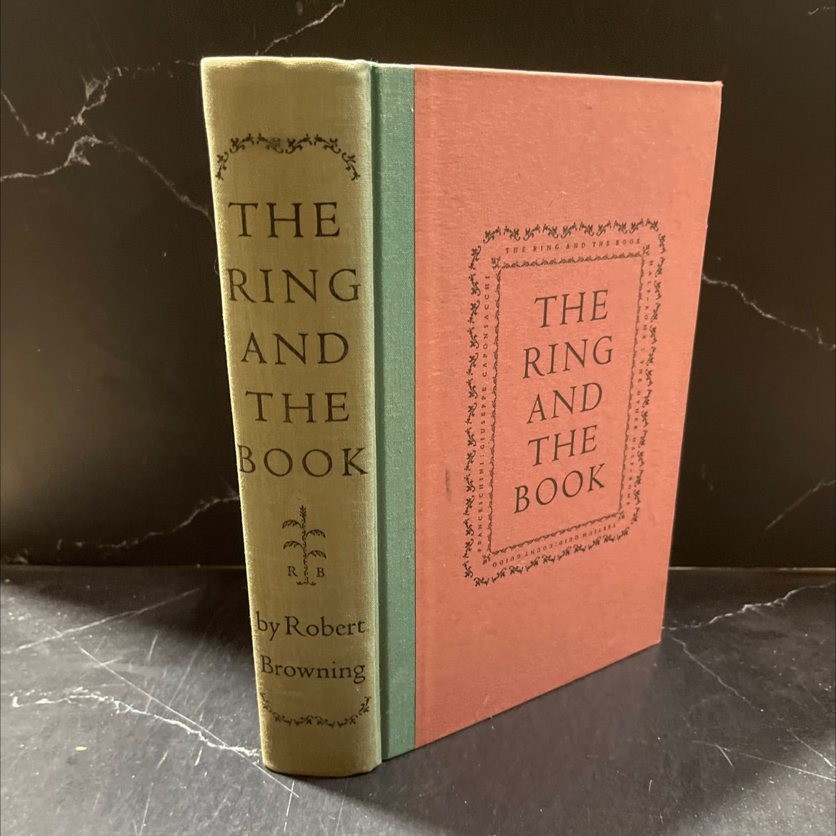 the ring and the book book, by robert browning, 1949 Hardcover image 1