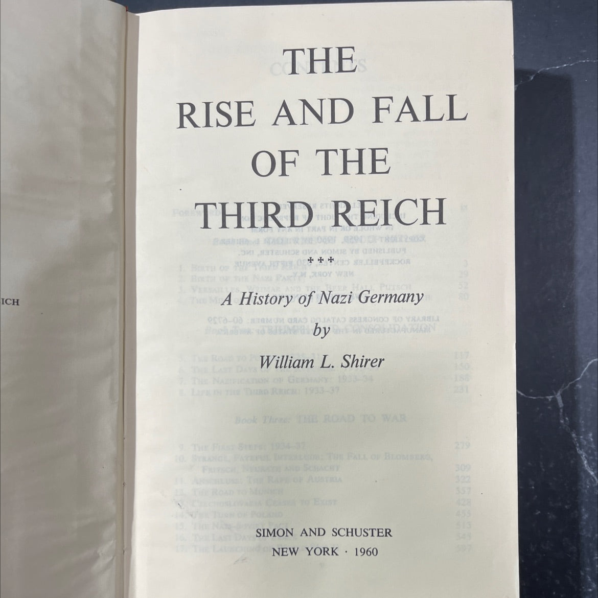 the rise and fall of the third reich book, by william l. shirer, 1960 Hardcover image 2