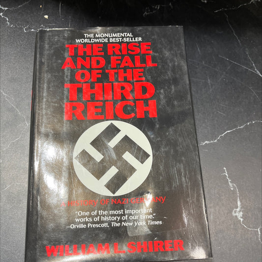 the rise and fall of the third reich book, by william l. shirer, 1990 Hardcover image 1