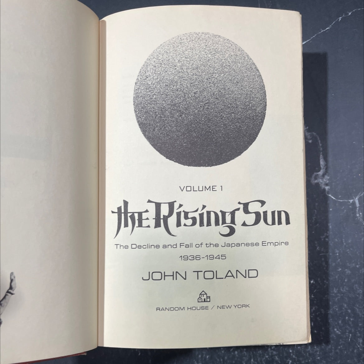 the rising sun the decline and fall of the japanese empire 1936-1945 book, by john toland, 1970 Hardcover image 2