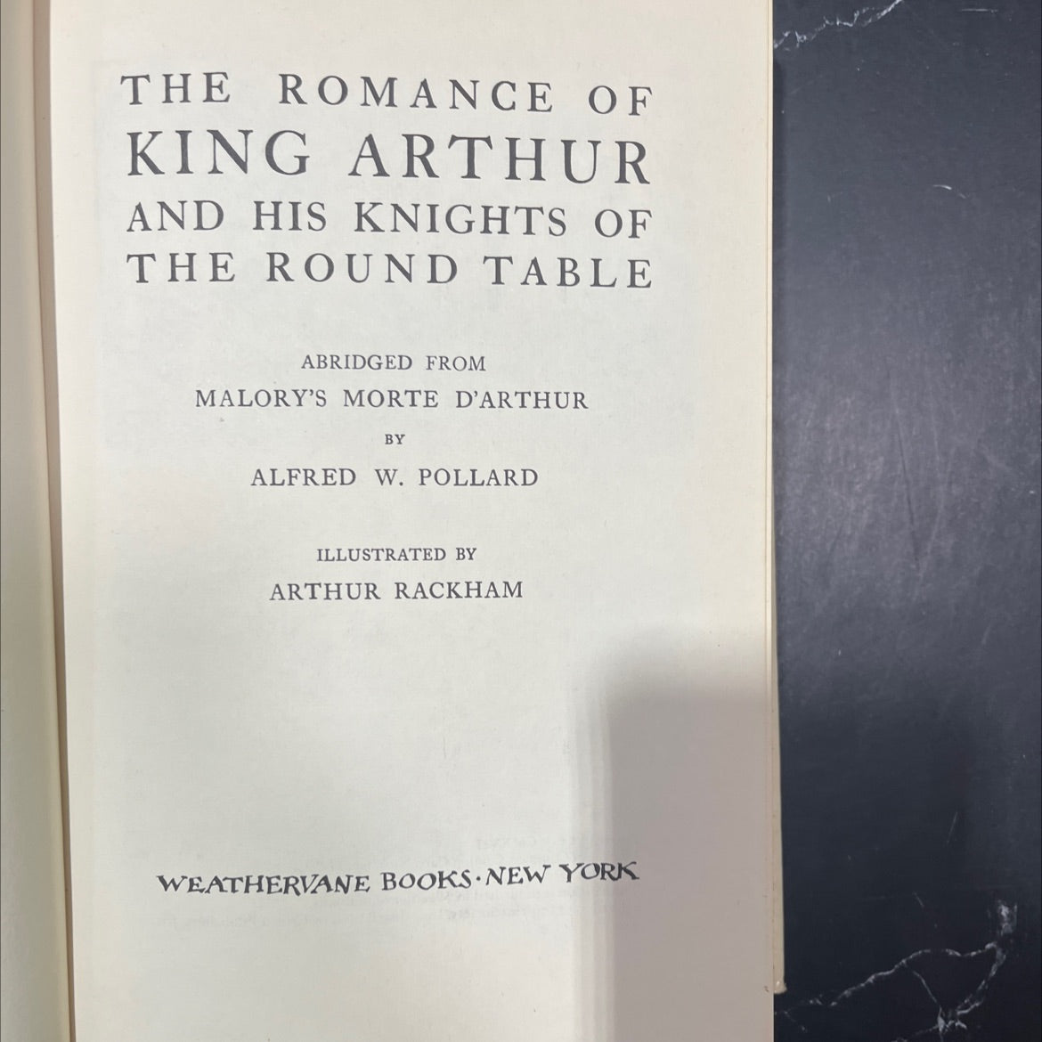 the romance of king arthur and his knights of the round table abridged from malory's morte d'arthur book, by alfred w. image 2