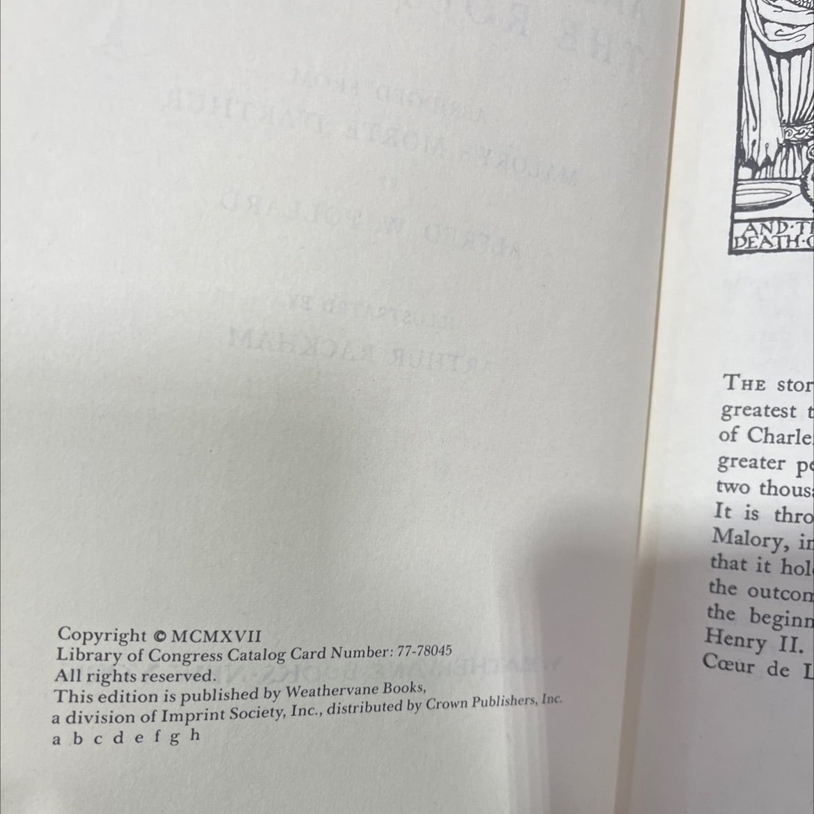the romance of king arthur and his knights of the round table abridged from malory's morte d'arthur book, by alfred w. image 3