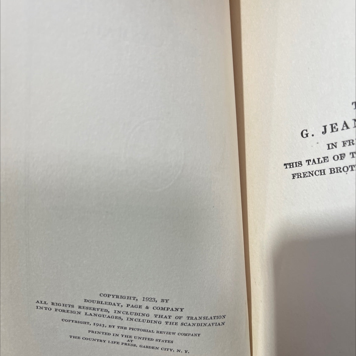 the rover book, by joseph conrad, 1923 Hardcover, First Edition, Antique image 3