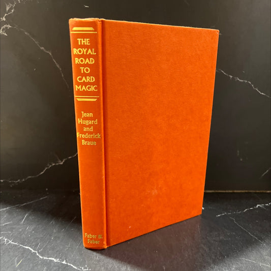 the royal road to card magic book, by jean hugard and frederick braue, 1975 Hardcover image 1