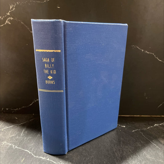the saga of billy the kid book, by walter noble burns, 1926 Hardcover image 1