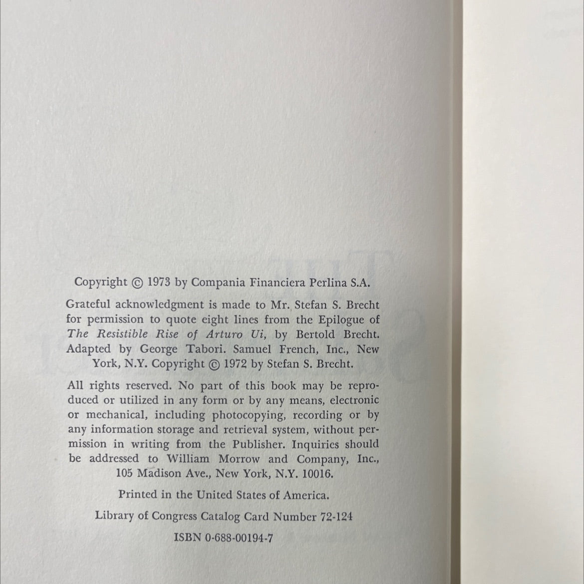 the salamander book, by morris west, 1973 Hardcover image 3
