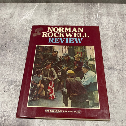 the saturday evening post norman rockwell review book, by rowell, 1979 Hardcover image 1