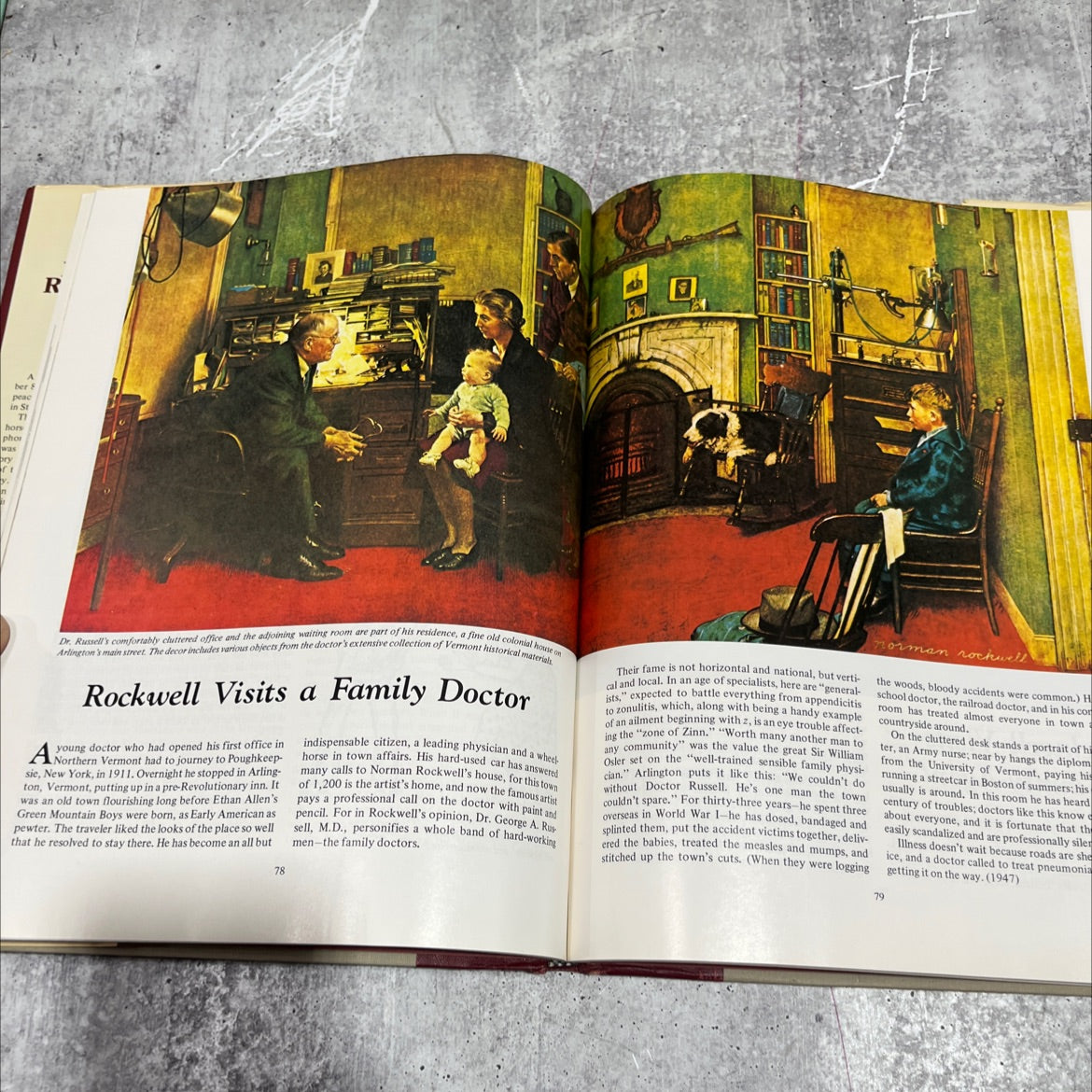 the saturday evening post norman rockwell review book, by rowell, 1979 Hardcover image 4