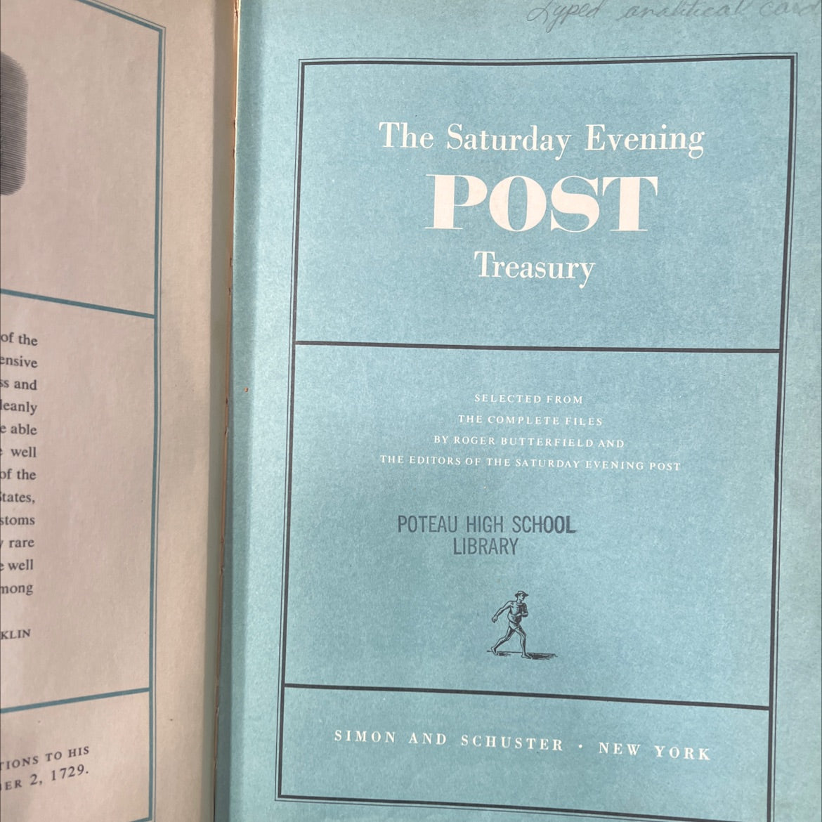 the saturday evening post treasury book, by roger butterfield, 1954 Leather image 2