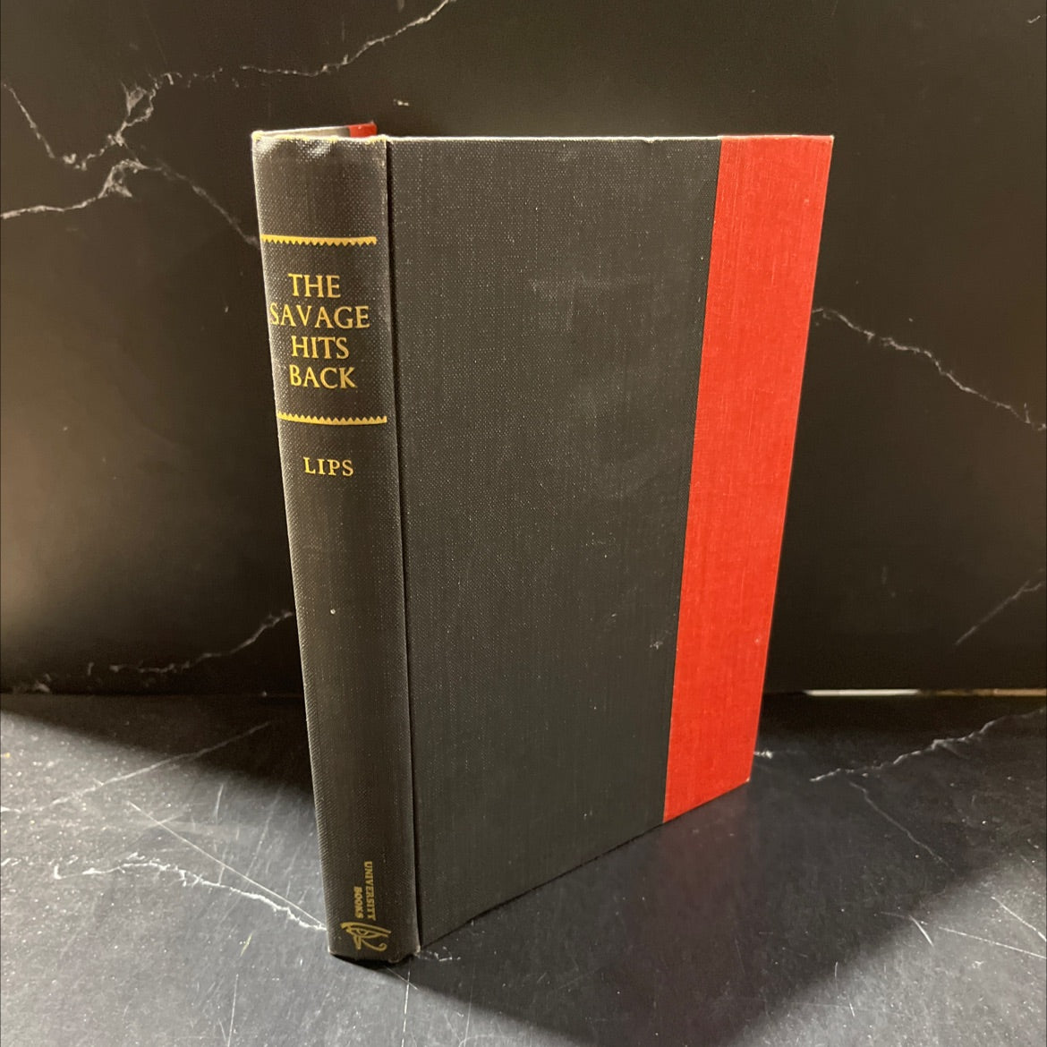 the savage hits back book, by julius e. lips, 1966 Hardcover image 1