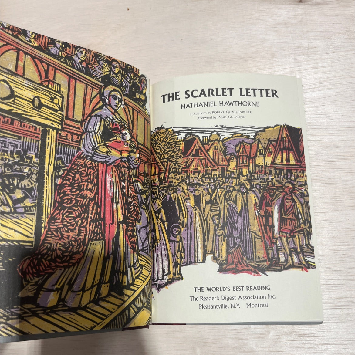 the scarlet letter book, by nathaniel hawthorne, 1984 Hardcover image 2
