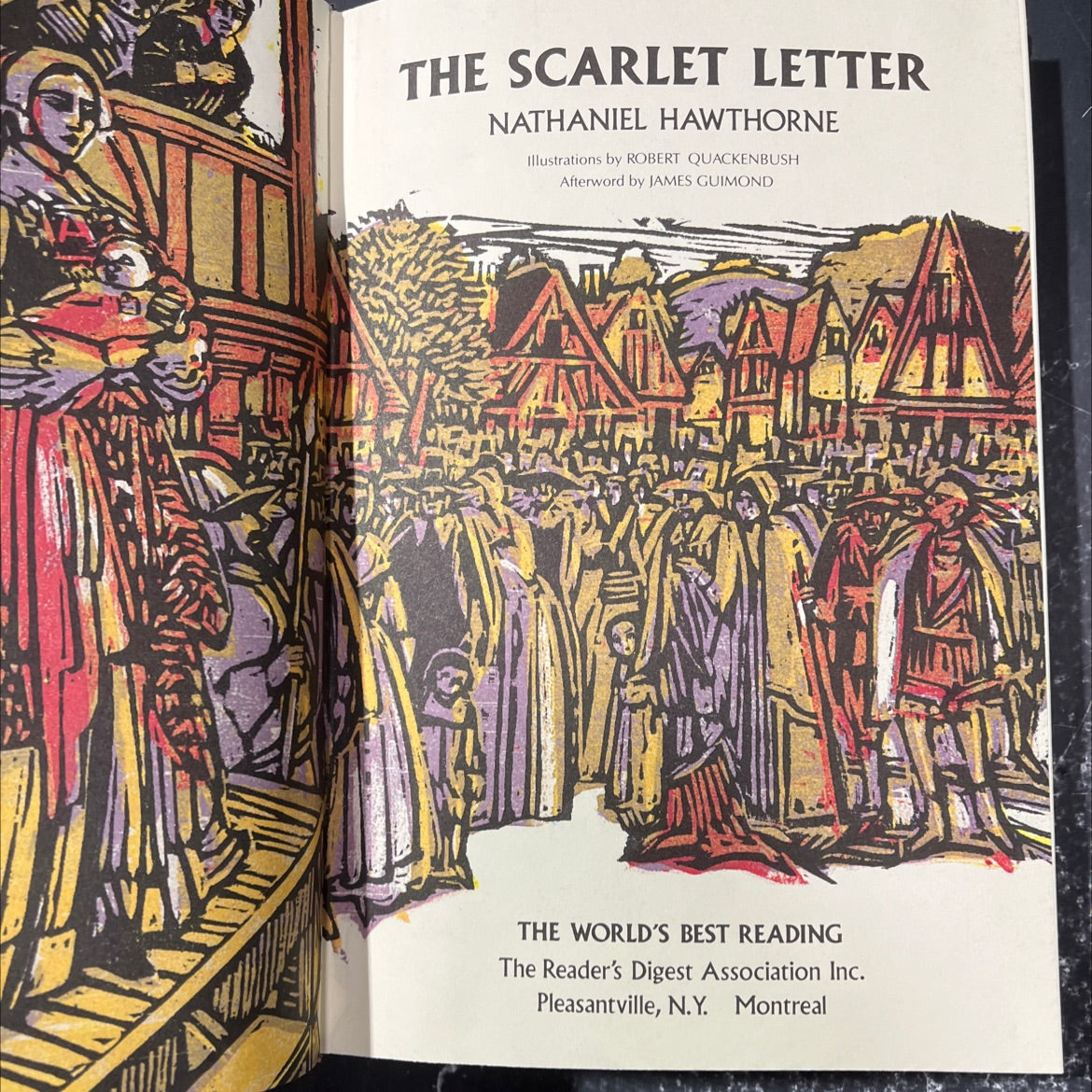 the scarlet letter book, by nathaniel hawthorne, 1984 Hardcover image 2