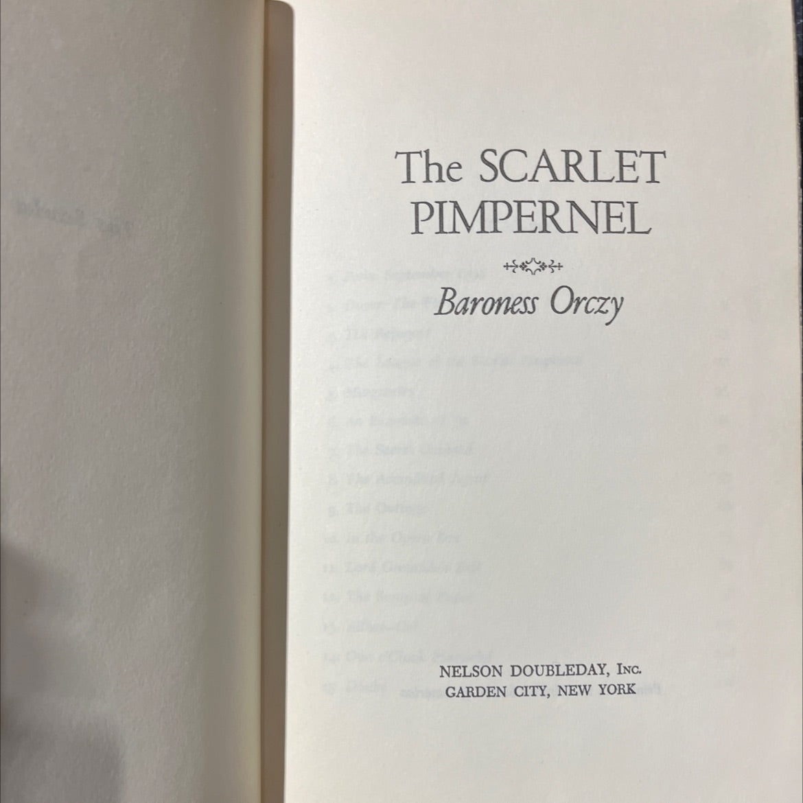 the scarlet pimpernel book, by Baroness Orczy, 1970 Hardcover image 2