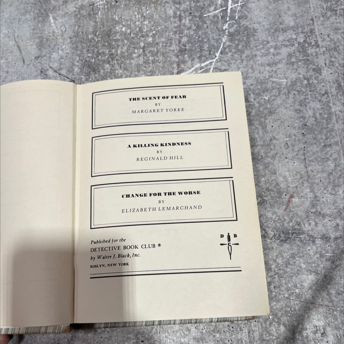 the scent of fear book, by margaret yorke, 1981 Hardcover image 2