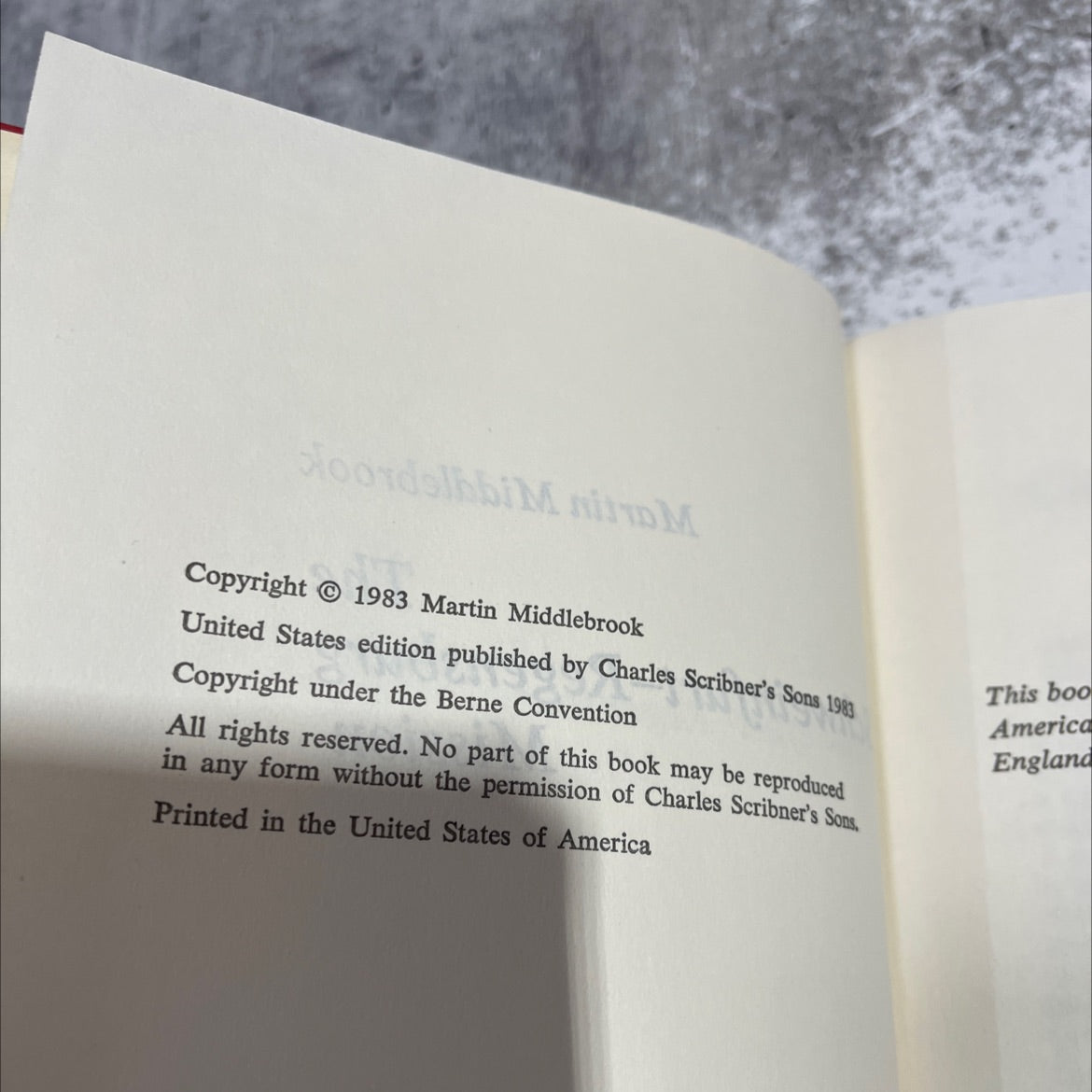 the schweinfurt-regensburg mission book, by martin middlebrook, 1983 Hardcover image 3