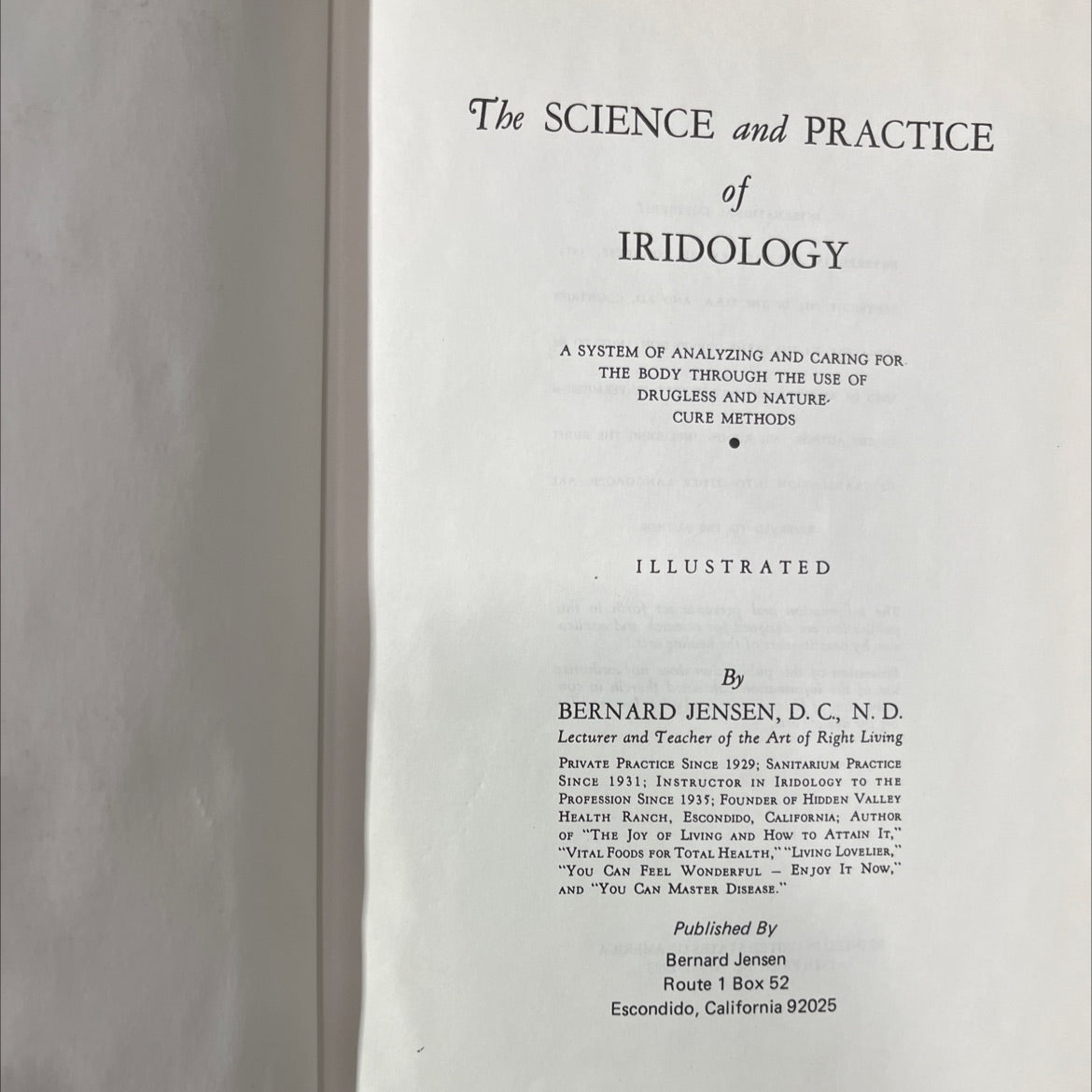the science and practice of iridology a system of analyzing and caring for the body through the use of drugless and image 2