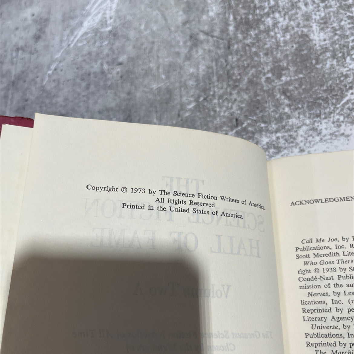 the science fiction hall of fame volume two book, by ben bova, 1973 Hardcover image 3