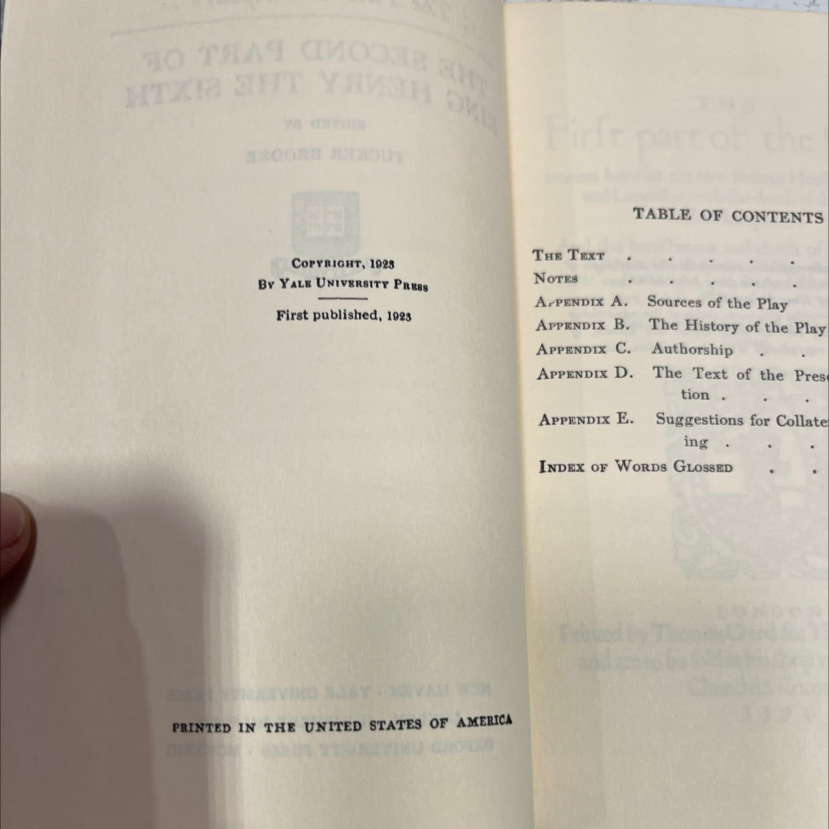 the second part of king henry the sixth book, by william shakespeare, 1928 Hardcover image 3