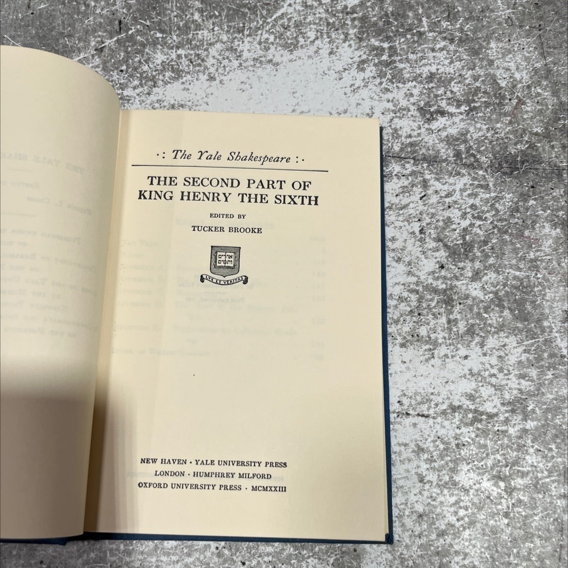 the second part of king henry the sixth book, by william shakespeare, 1928 Hardcover image 2