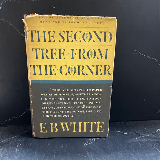 the second tree from the corner book, by E. B. White, 1954 Hardcover image 1