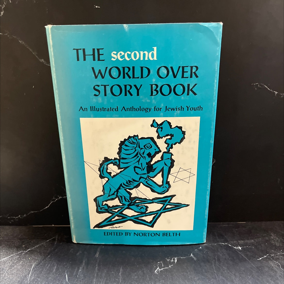 the second world over story book an illustrated anthology for jewish youth book, by norton belth, 1970 Hardcover image 1