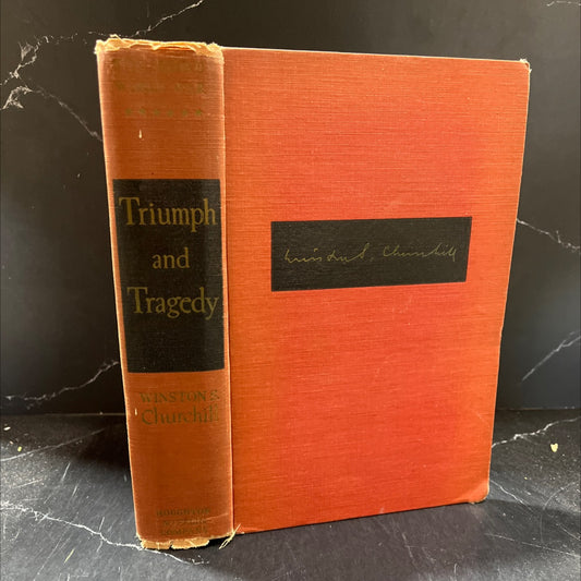 the second world war triumph and tragedy book, by winston s. churchill, 1953 Hardcover image 1