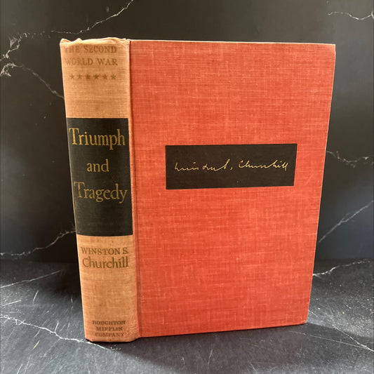 the second world war triumph and tragedy book, by winston s. churchill, 1953 Hardcover image 1