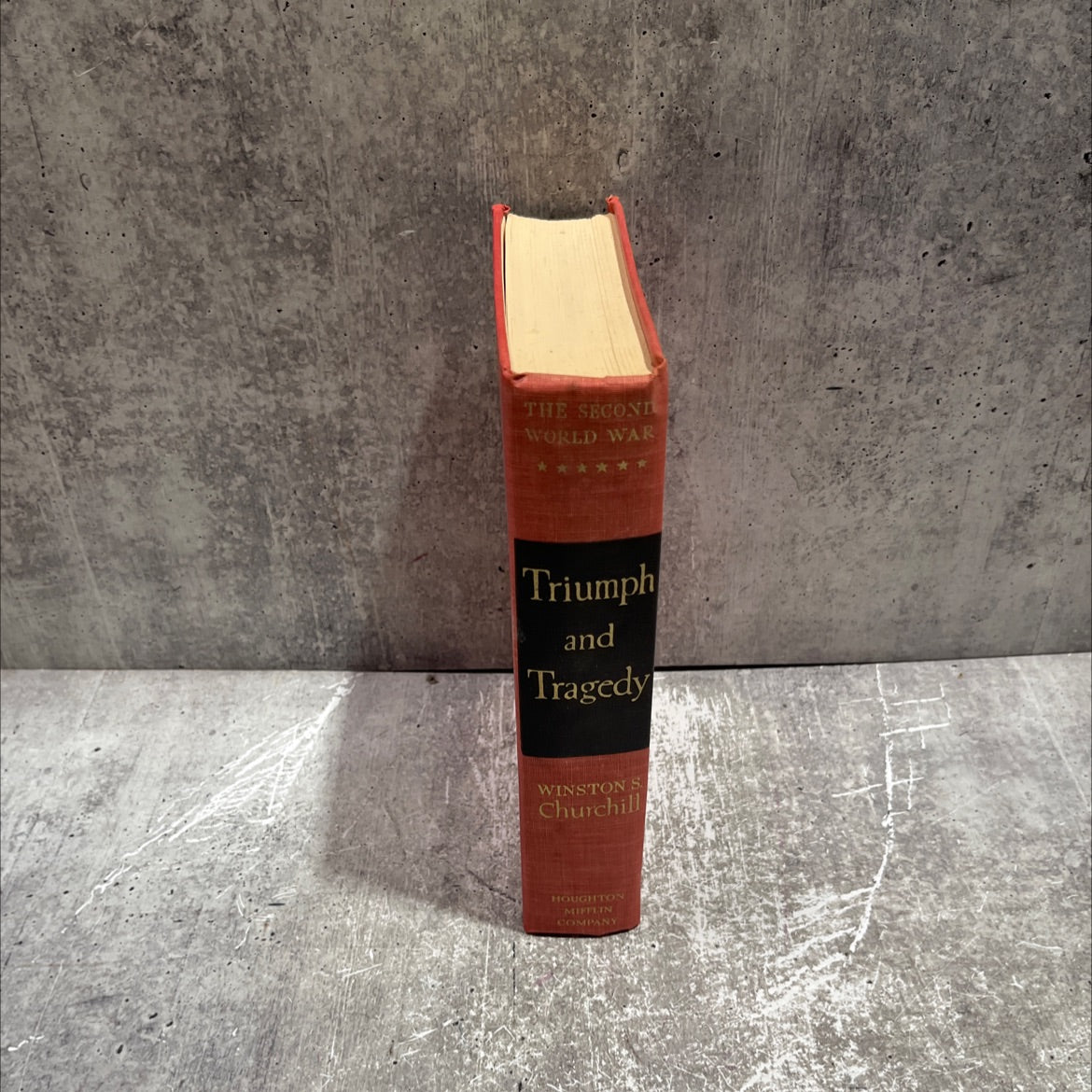 the second world war triumph and tragedy book, by winston s. churchill, 1953 Hardcover image 4
