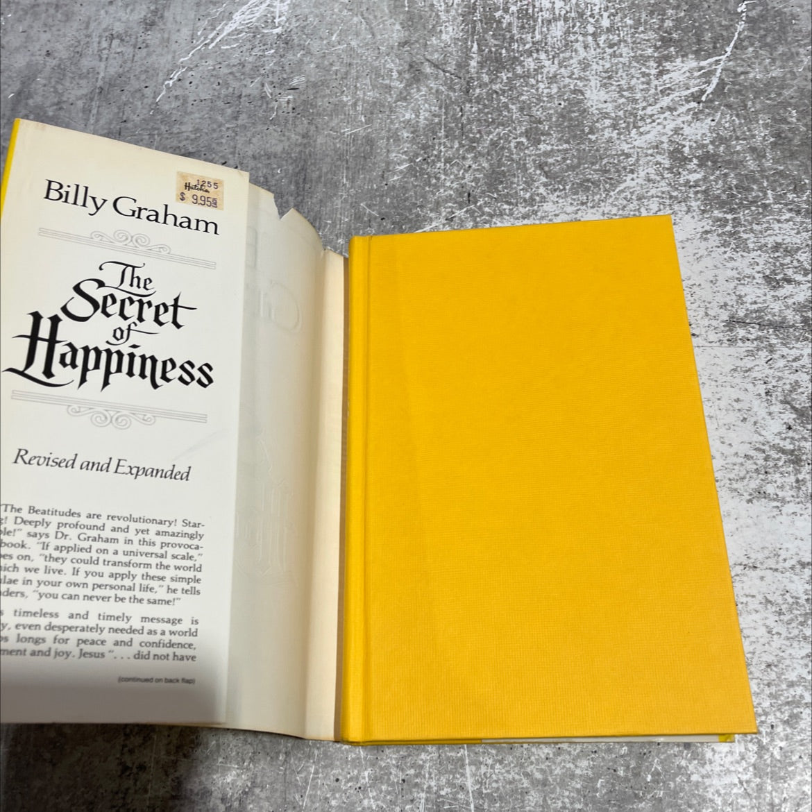the secret of happiness book, by billy graham, 1985 Hardcover image 4