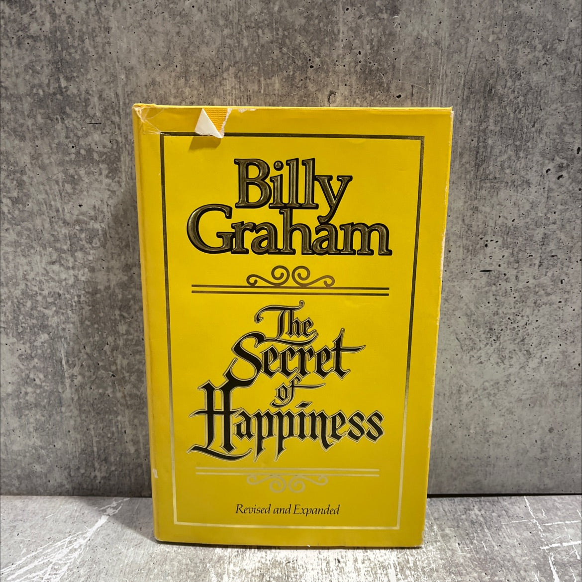 the secret of happiness book, by billy graham, 1985 Hardcover image 1