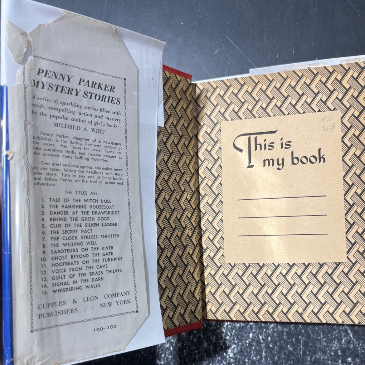 the secret pact book, by mildred a. wirt, 1941 Hardcover image 4