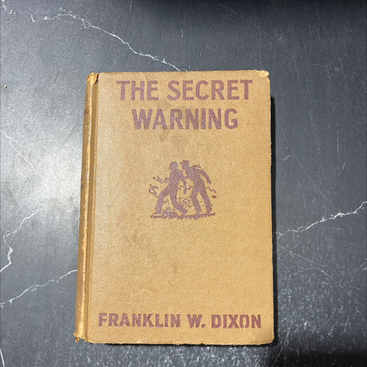 the secret warning book, by franklin w. dixon, 1938 Hardcover image 1
