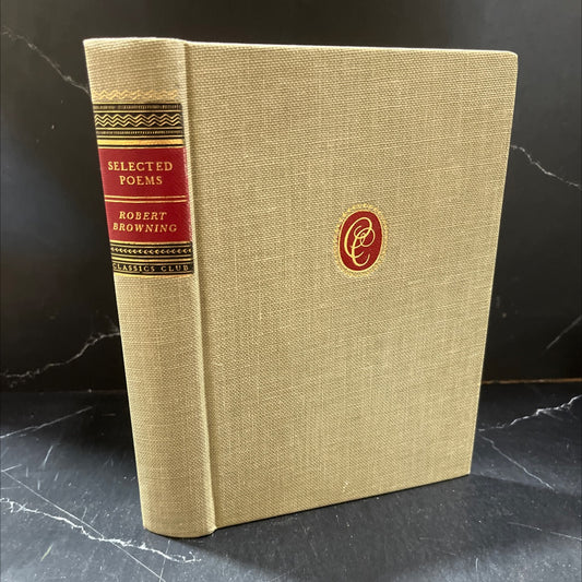 the selected poems book, by robert browning, 1969 Hardcover image 1