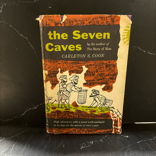 the seven caves archaeological explorations in the middle east book, by carleton s. coon, 1956 Hardcover image 1