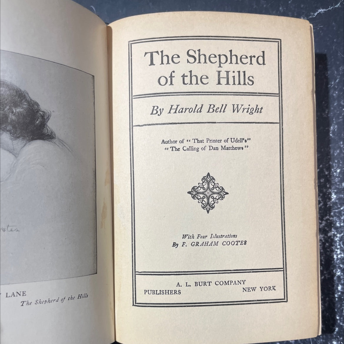 the shepherd of the hills book, by harold bell wright, 1907 Hardcover image 2