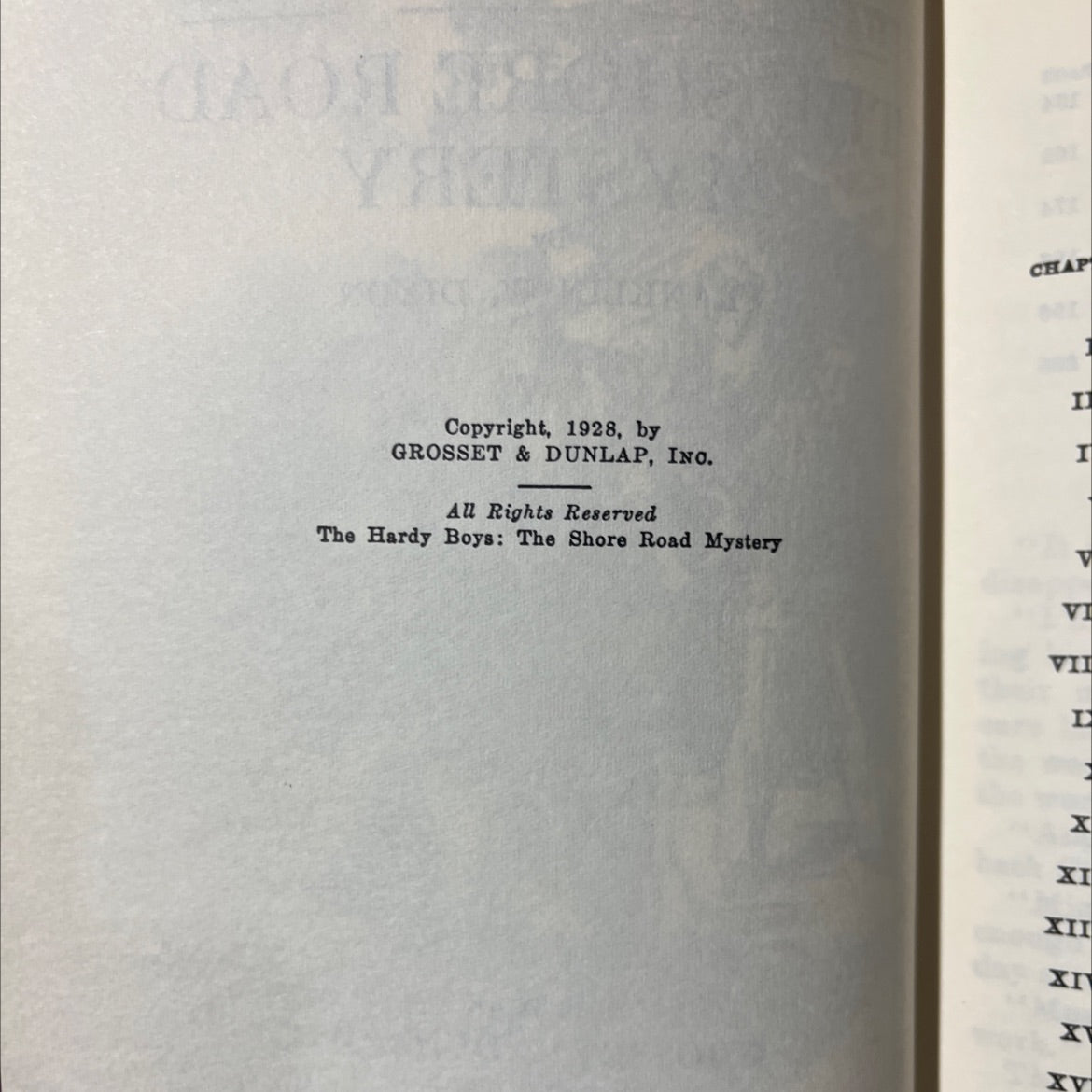 the shore road mystery book, by franklin w. dixon, 1928 Hardcover image 3
