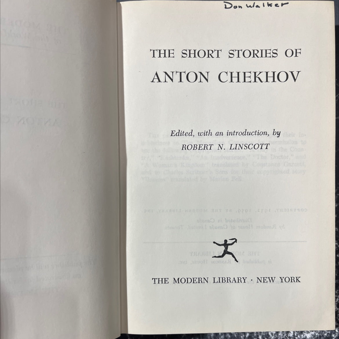 the short stories of anton chekhov book, by anton chekhov, 1959 Hardcover image 2