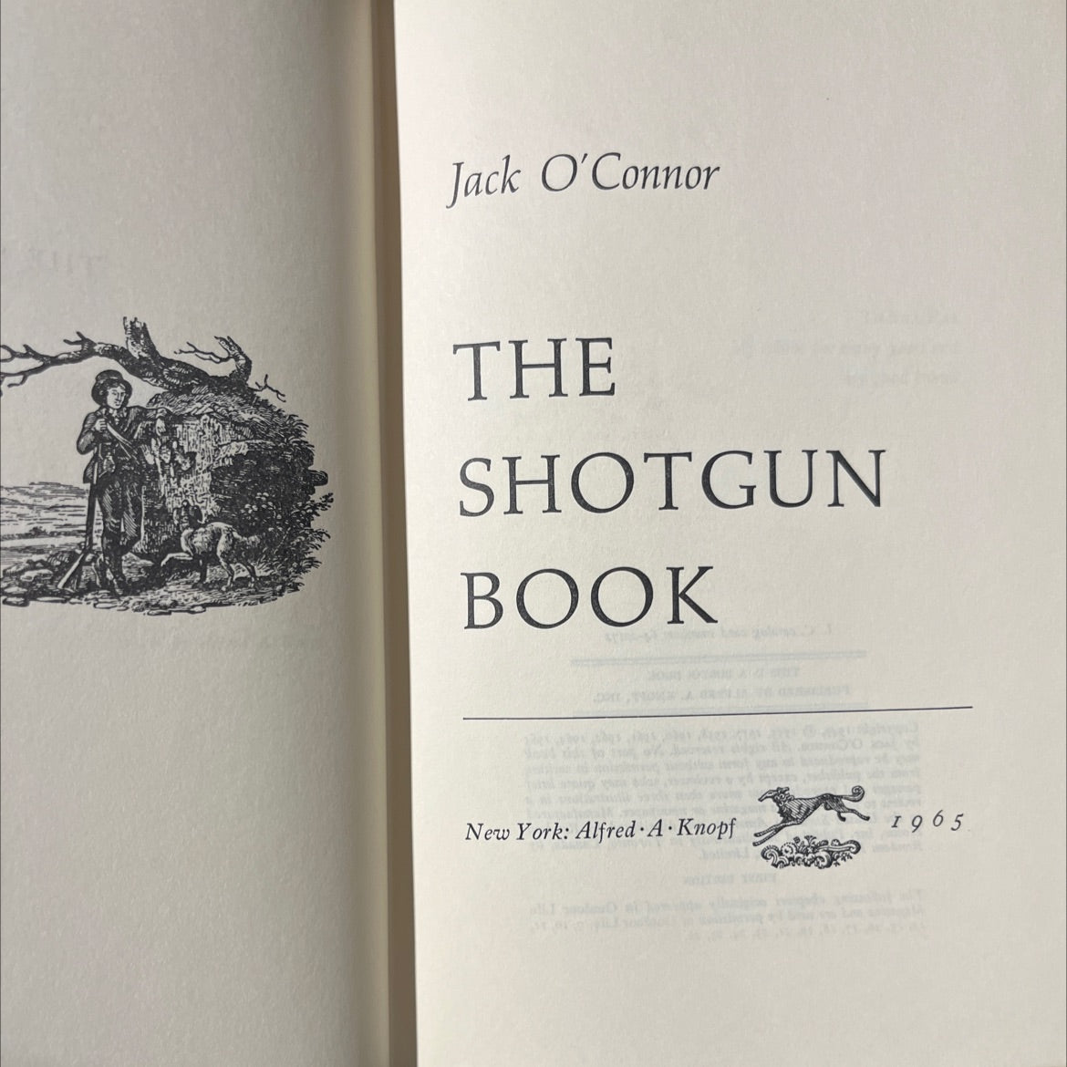 the shotgun book book, by jack o'connor, 1965 Hardcover image 2