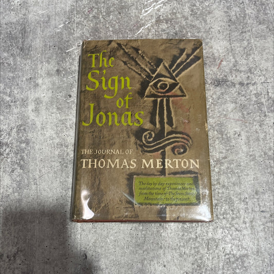 the sign of jonas book, by thomas merton, 1953 Hardcover image 1