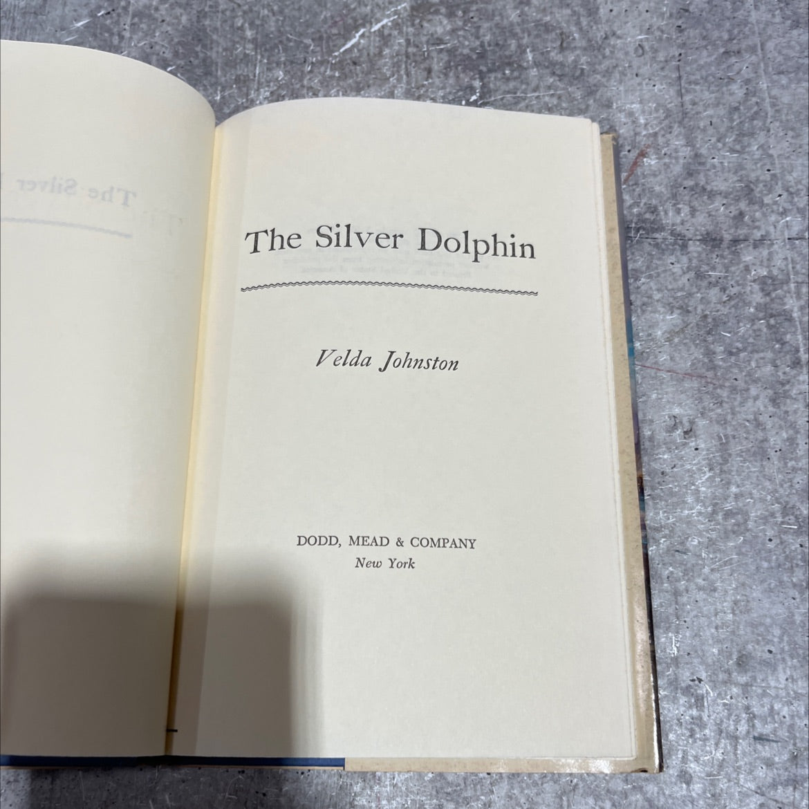 the silver dolphin book, by Velda Johnston, 1979 Hardcover image 2