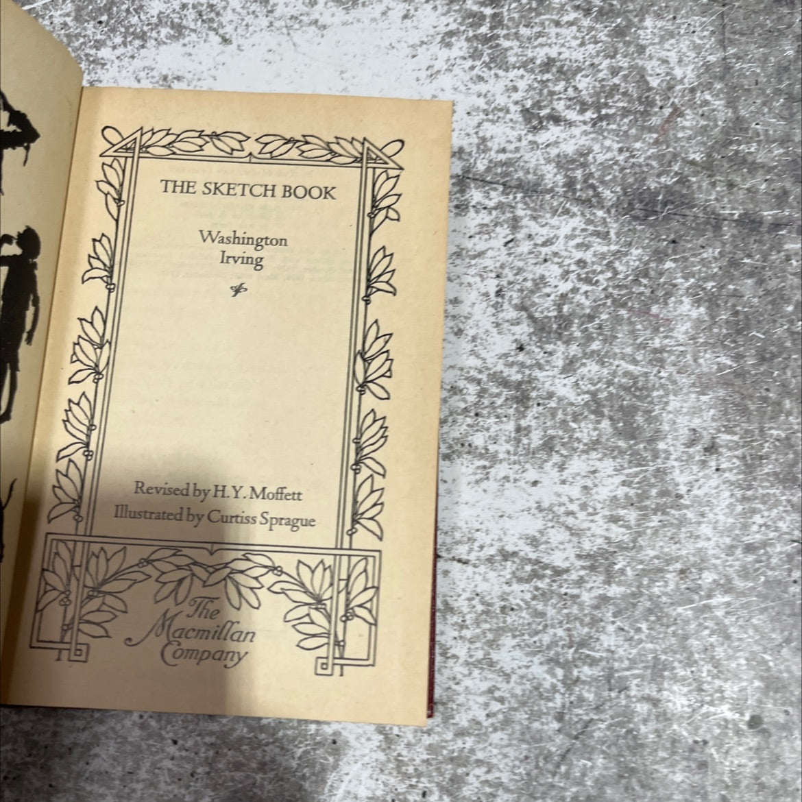 the sketch book book, by washington irving, 1929 Hardcover image 2