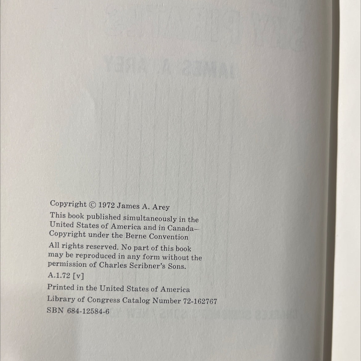 the sky pirates book, by james a. arey, 1972 Hardcover image 3