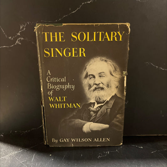 the solitary singer a critical biography of walt whitman book, by gay wilson allen, 1955 Hardcover image 1