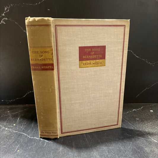 the song of bernadette book, by franz werfel, 1942 Hardcover image 1