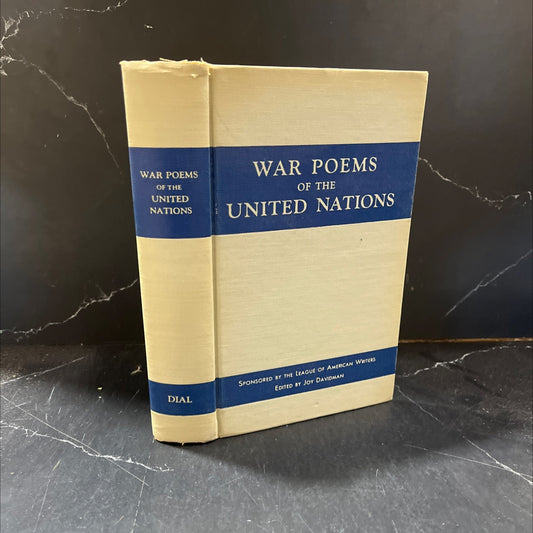 the songs and battle cries of a world at war book, by joy davidman, 1943 Hardcover image 1