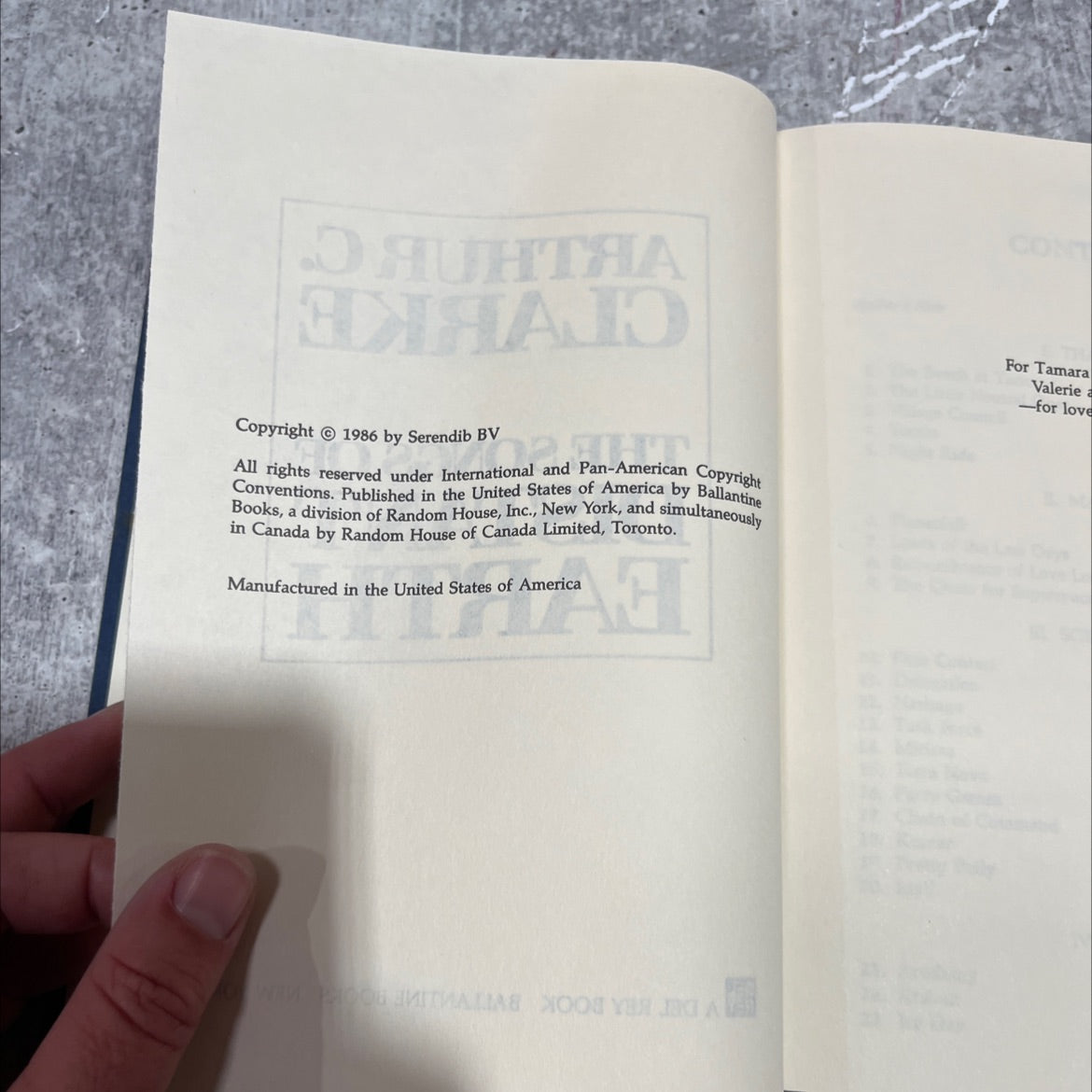 the songs of distant earth book, by arthur c. clarke, 1986 Hardcover image 3