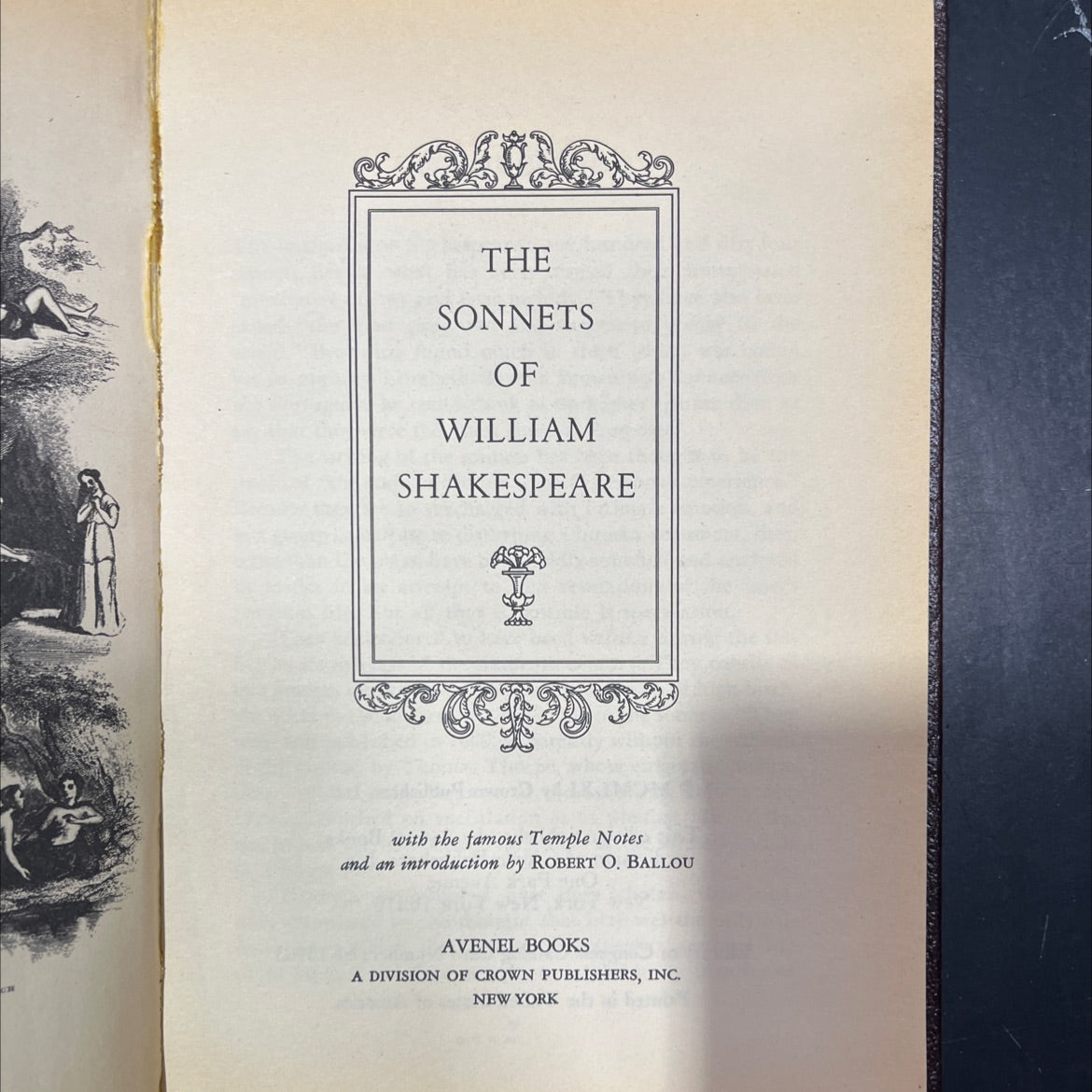 the sonnets of william shakespeare book, by william shakespeare, 1961 Hardcover image 2